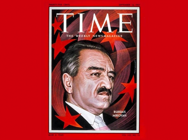 Анастас Микоян на обложке журнала Time в 1957 году Анастас Микоян на обложке журнала Time в 1957 году
