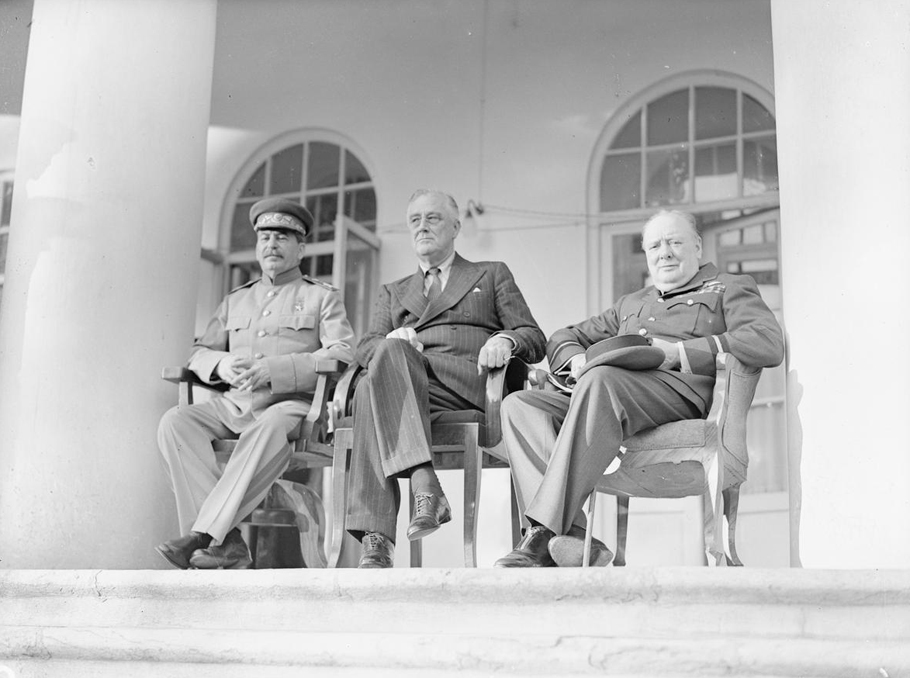Ստալինը, Ռուզվելտը եւ Չերչիլը Թեհրանում 1943 թվականին