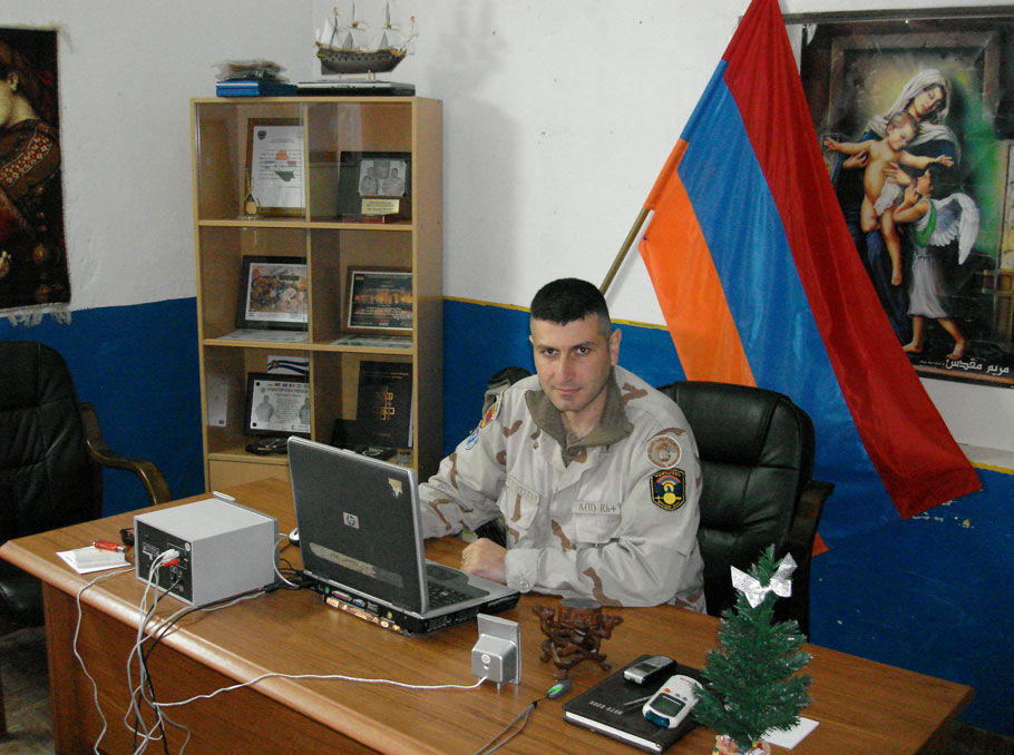 Vigen Tatintsyan in Iraq 