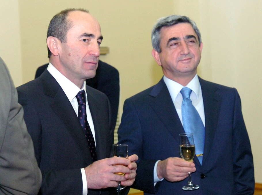 Robert Kocharyan and Serzh Sargsyan 