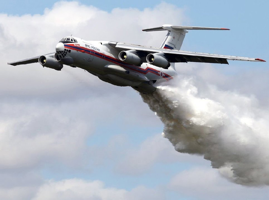 Il-76 helicopter of Russian MES