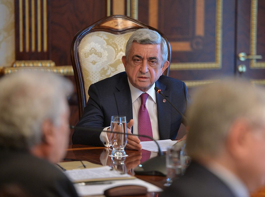  President of Armenia Serzh Sargsyan