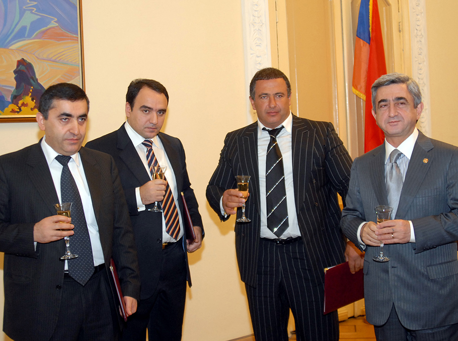 Leaders of 4 parties on March 21, 2008 