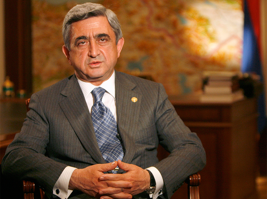 Serzh Sargsyan in 2008