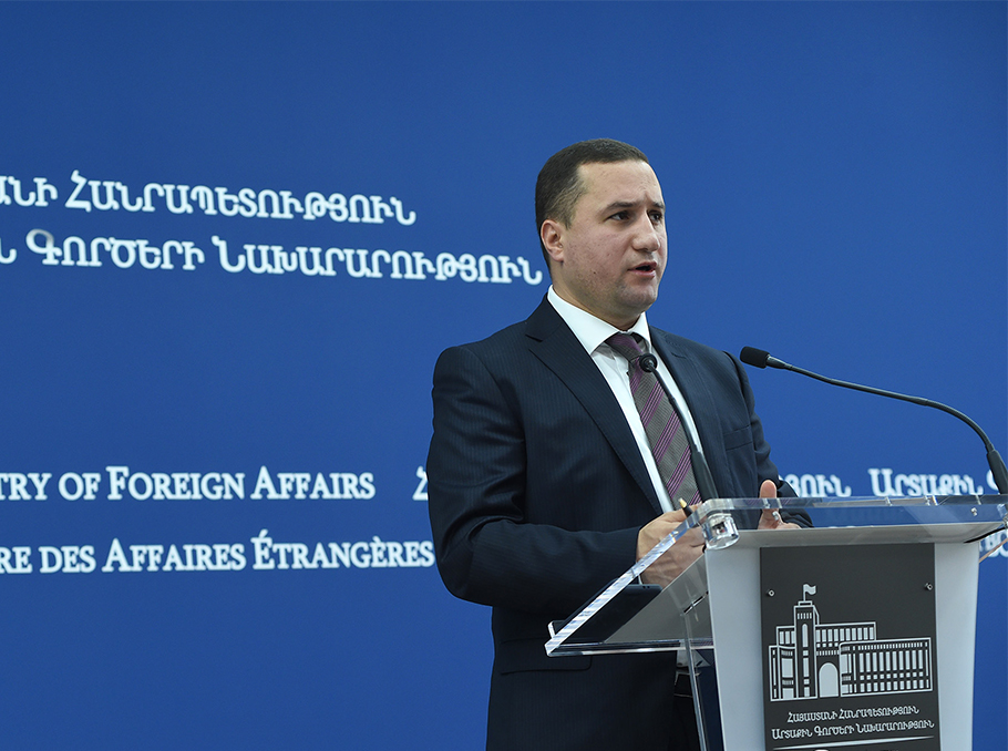 Armenian MFA Spokesman Tigran Balayan 
