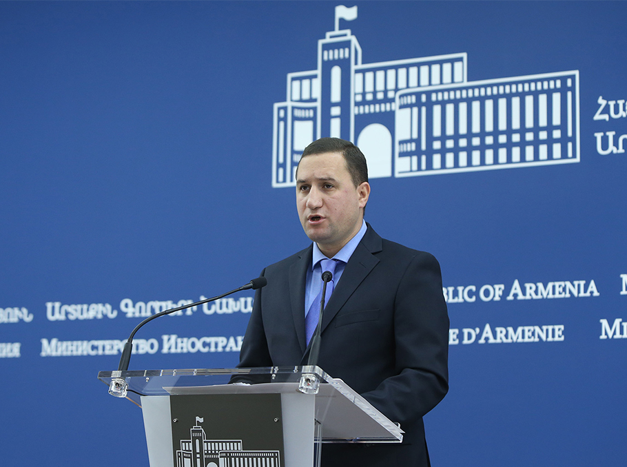 Spokesman for the Armenian Foreign Ministry Tigran Balayan 