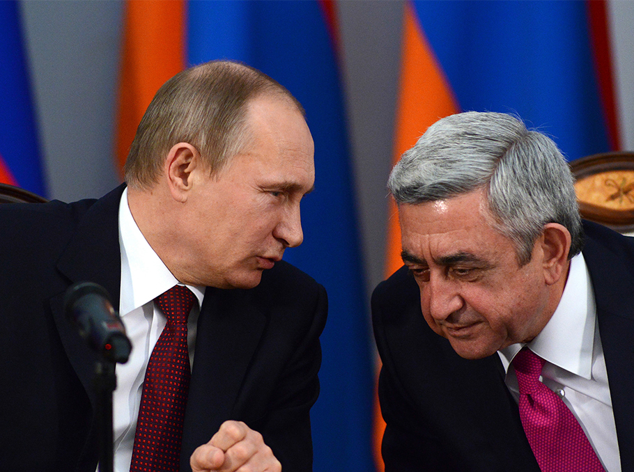 Serzh Sargsyan and Vladimir Putin 