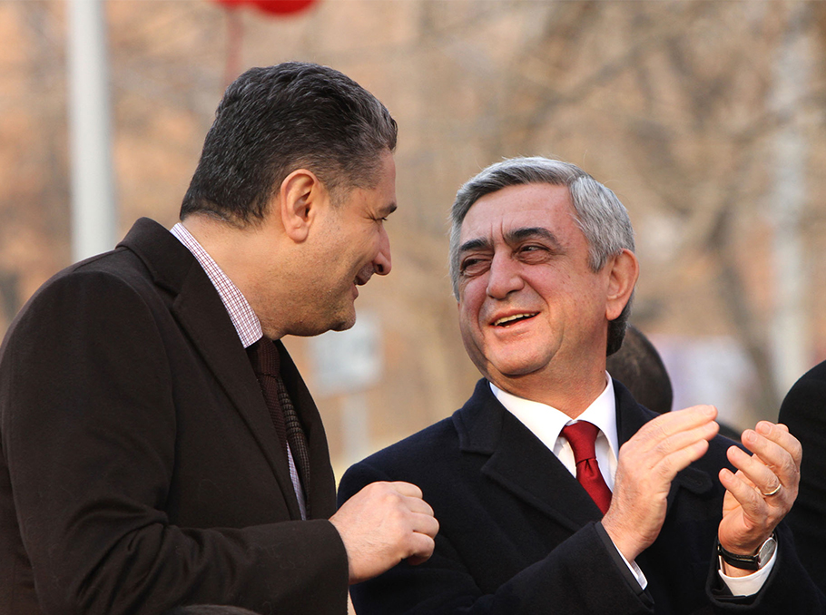 Tigran Sargsyan and Serzh Sargsyan Tigran Sargsyan and Serzh Sargsyan