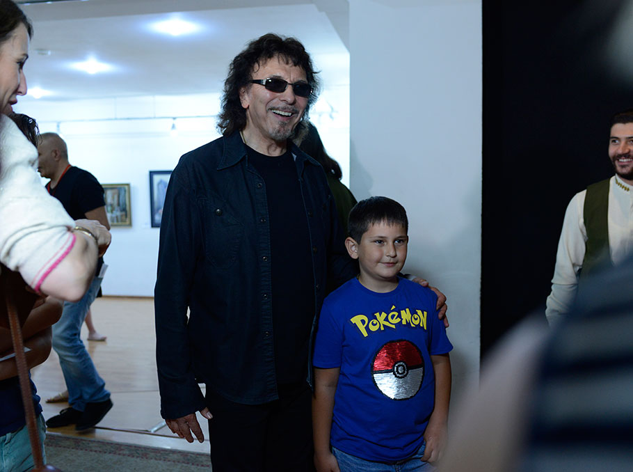 Artyom Makaryan and Tony Iommi