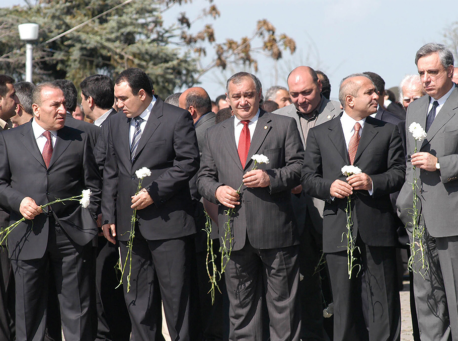Karlos Petrosyan is first from the left 