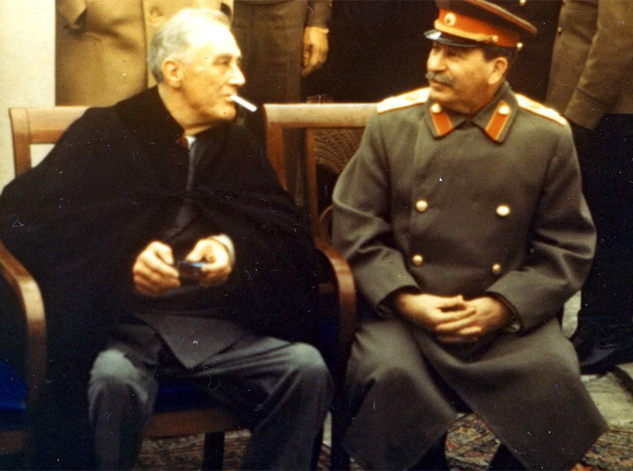 Франклин Рузвельт и Иосиф Сталин