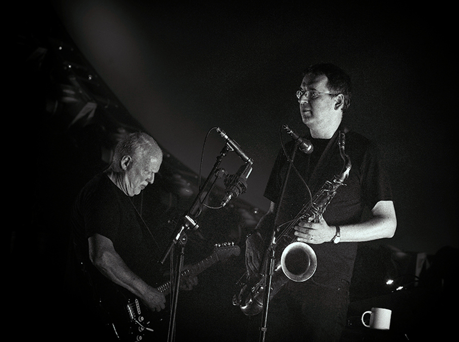 Theo Travis and David Gilmour Theo Travis and David Gilmour