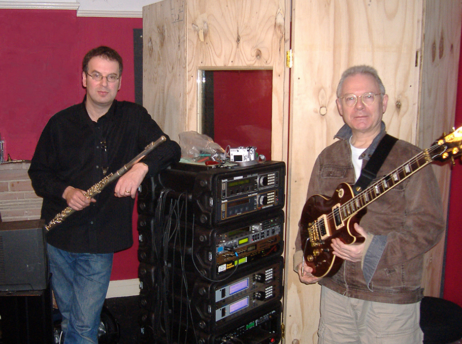 Theo Travis and Robert Fripp Theo Travis and Robert Fripp