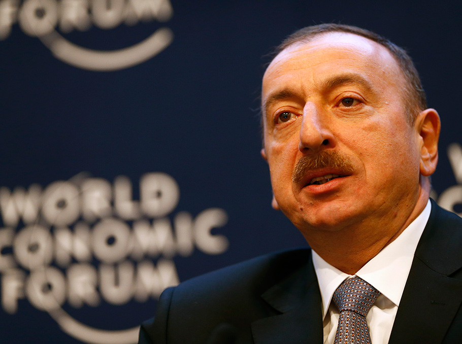 Ilham Aliyev in Davos