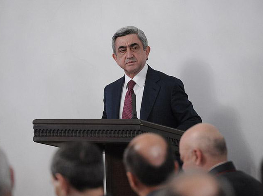 Serzh Sargsyan on March 14, 2011