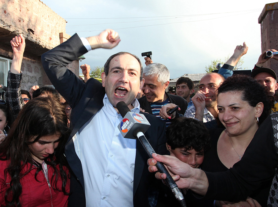 Nikol Pashinyan on May 27, 2011