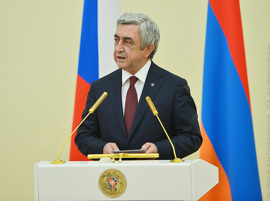Serzh Sargsyan on June 8, 2016