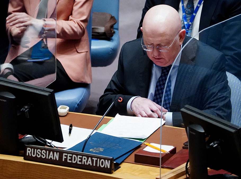 Russian Ambassador to UN Vitaly Nebenzya
