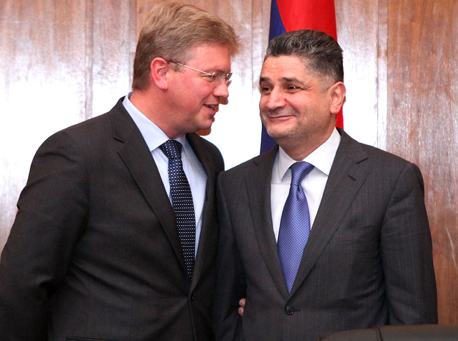 Tigran Sargsyan and Stefan Fule