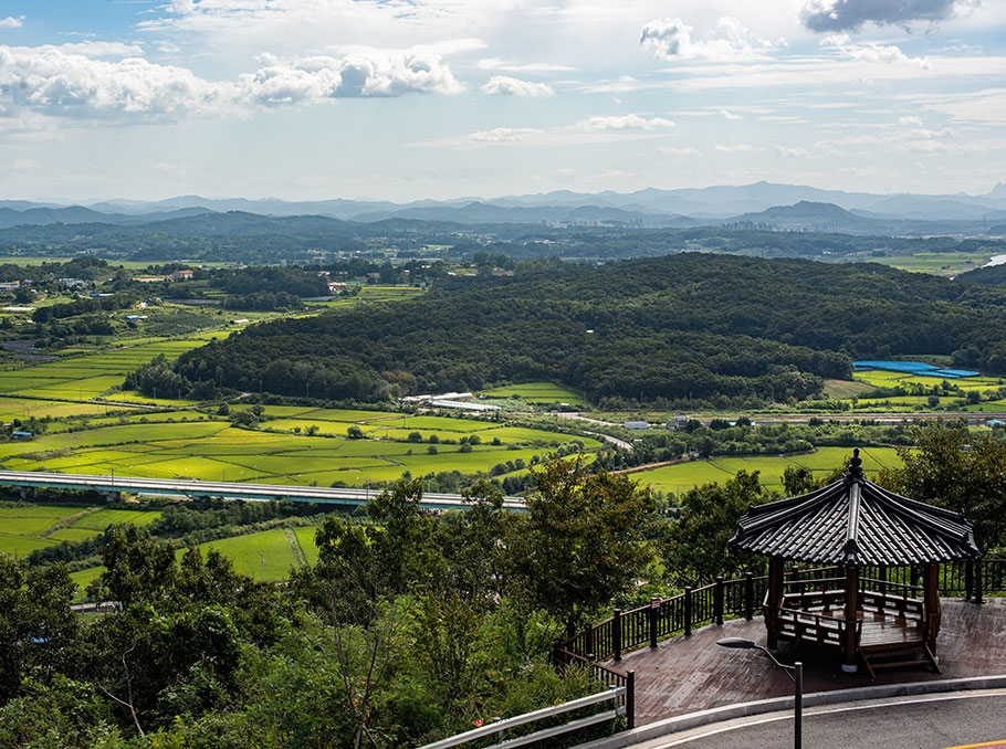 The view of South Korea from DMZ