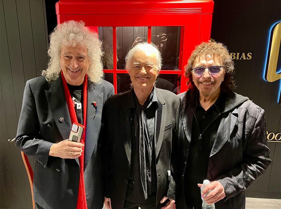 Brian May, Jimmy Page and Brian May