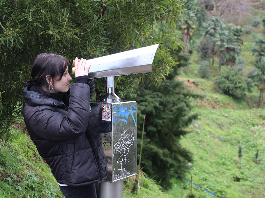 Liza in Batumi Botanical Garden