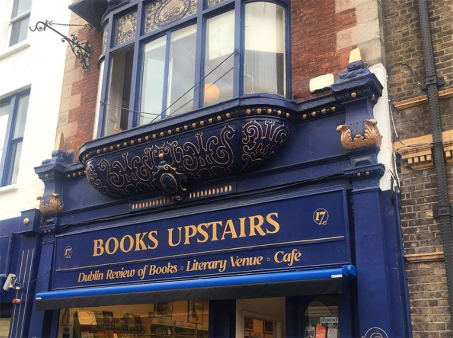 Դուբլինի ամենահին անկախ գրախանութը` Books Upstairs 