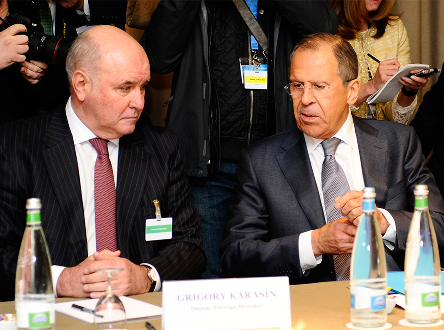 Grigory Karasin and Sergey Lavrov