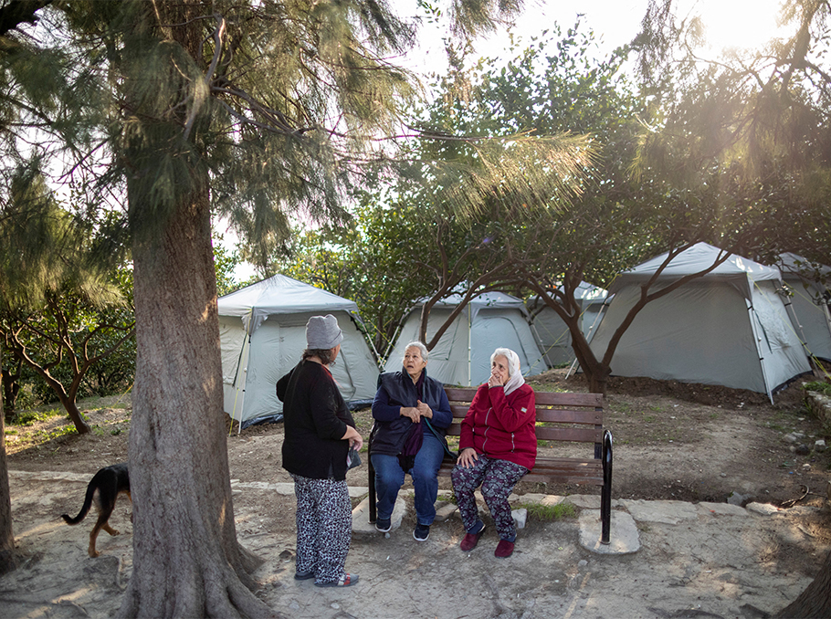 Վաքըֆի բնակիչները 2023 թվականի երկրաշարժից հետո