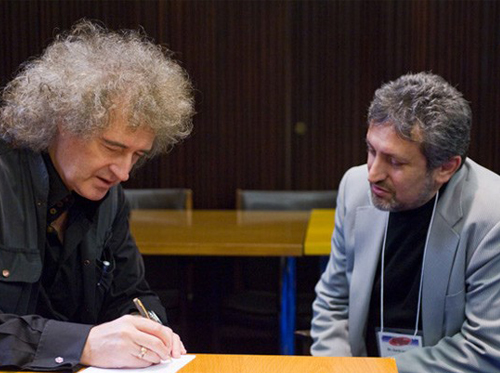 Brian May and Garik Israelian