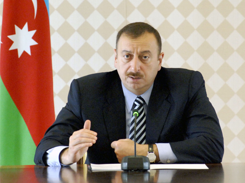 Azerbaijani President Ilham Aliyev