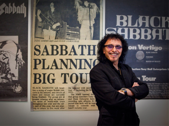 Legendary British rock musician, Black Sabbath guitarist Tony Iommi 