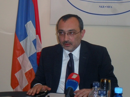 Foreign Minister of Nagorno Karabakh Republic (NKR) Karen Mirzoyan