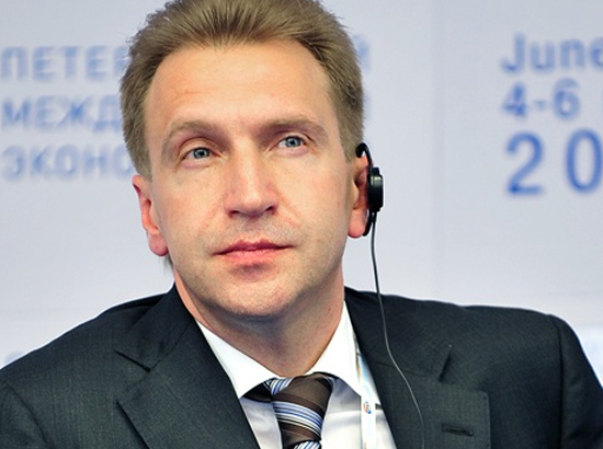 First Vice Prime Minister of Russia Igor Shuvalov