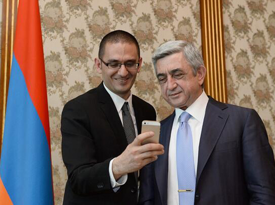 Raffi Krikorian and Serzh Sargsyan