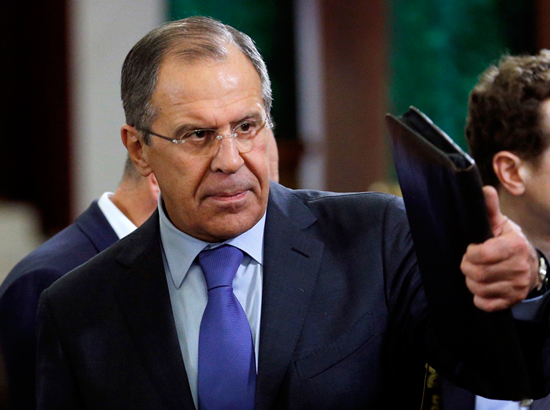 Russian Minister of Foreign Affairs Sergey Lavrov