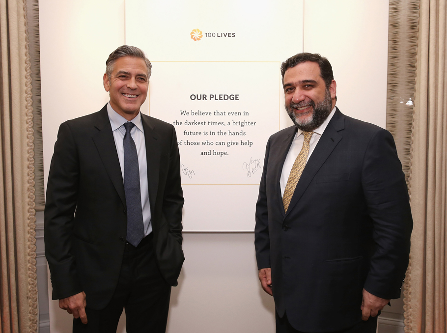 George Clooney and Ruben Vardanyan