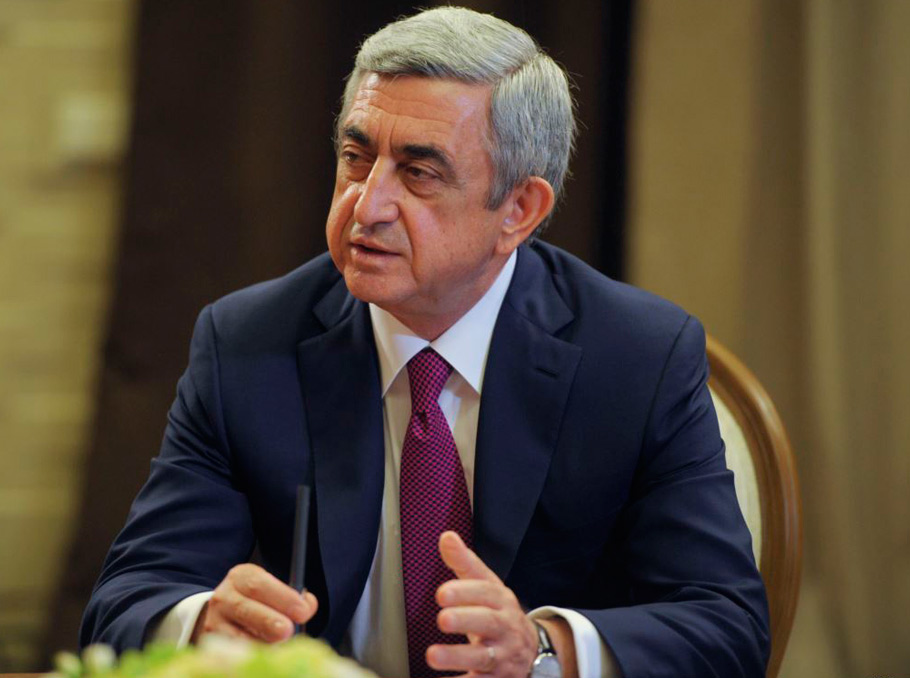 ՀՀ նախագահ Սերժ Սարգսյանը