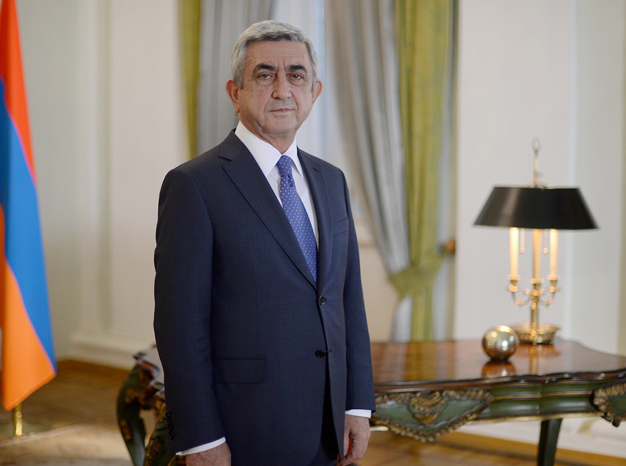 ՀՀ նախագահ Սերժ Սարգսյանը
