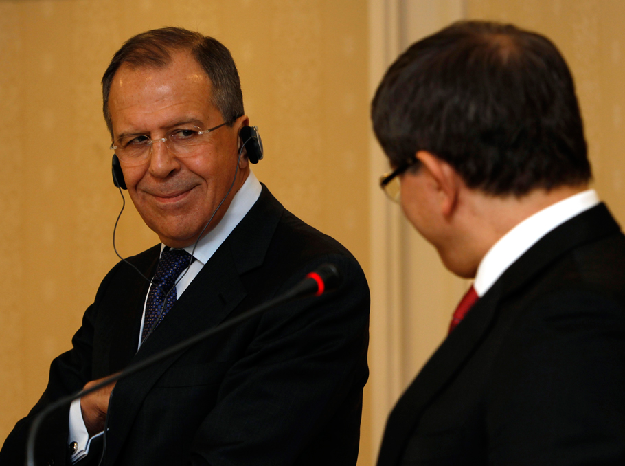 Sergey Lavrov and Ahmet Davutoğlu
