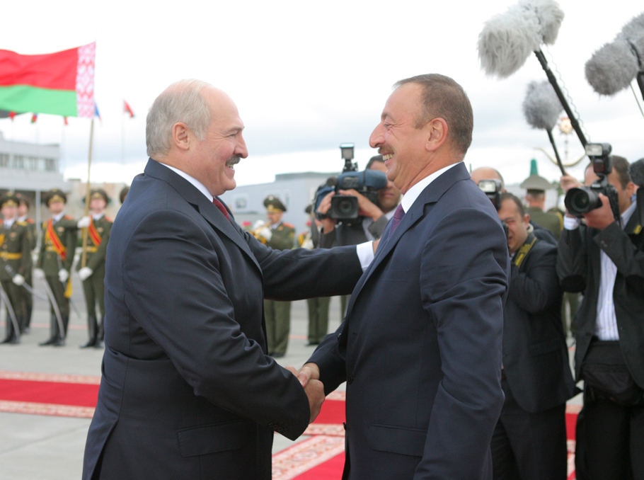 Alexandr Lukashenko and Ilham Aliev
