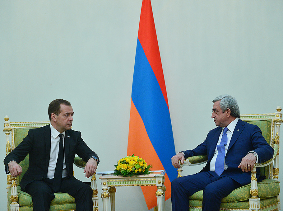 Serzh Sargsyan and Dmitry Medvedev