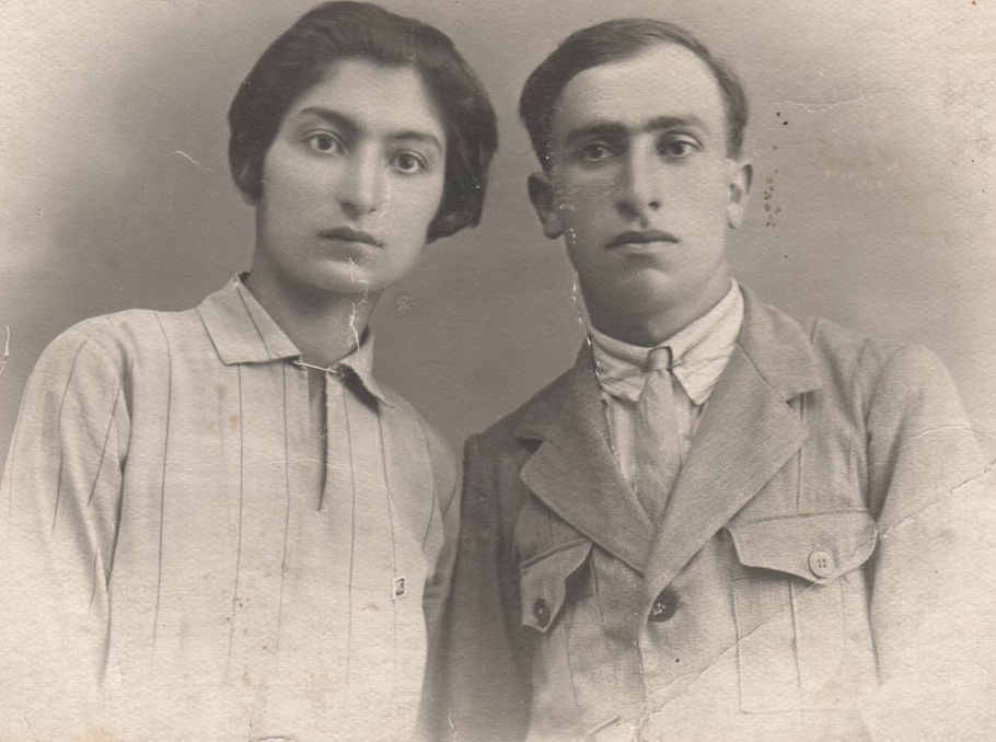 Sargis with his twin sister Mayreni.