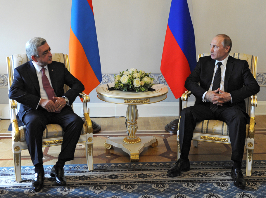 Serzh Sargsyan and Vladimir Putin