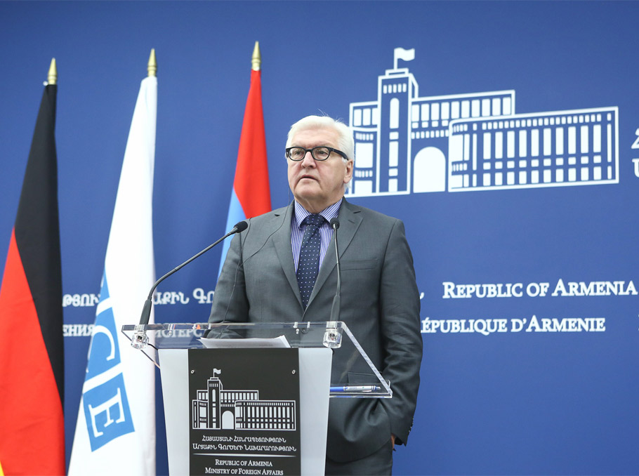 German Foreign Minister, OSCE Chairperson-in-Office Frank-Walter Steinmeier
