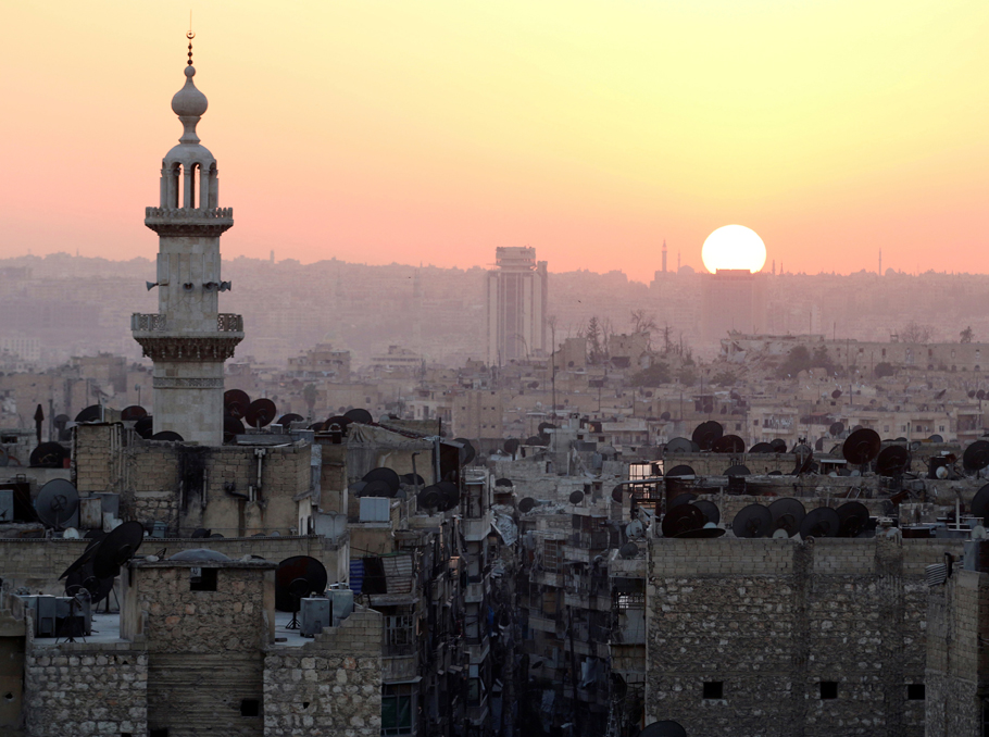 Sunset in Aleppo 