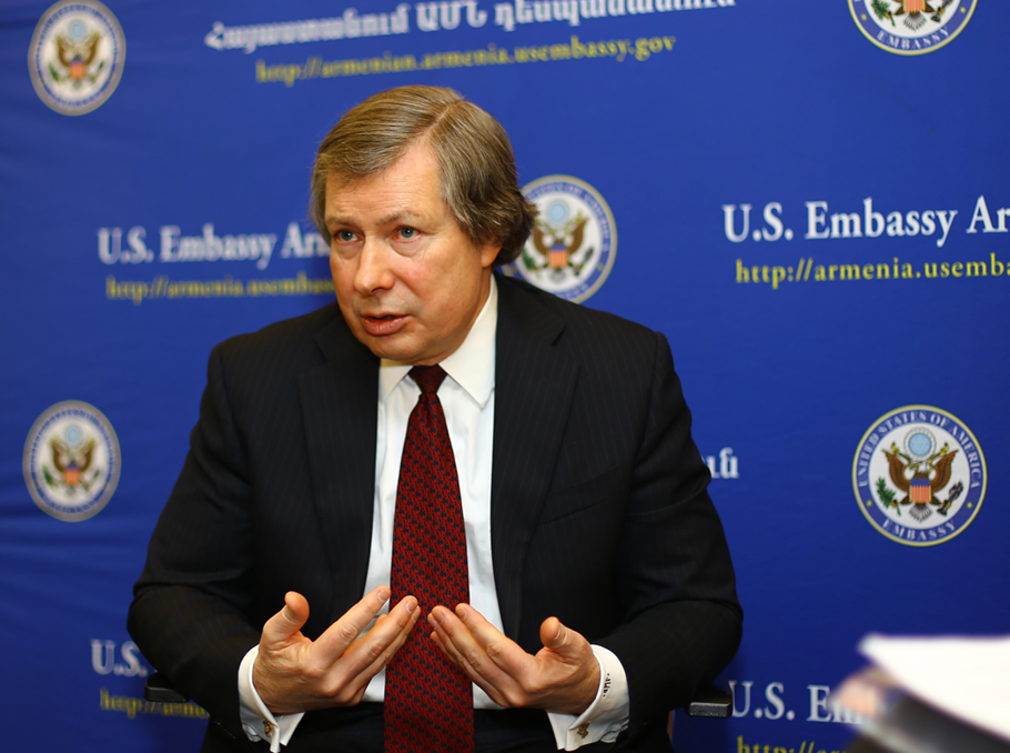 The OSCE Minsk Group American Co-Chair James Warlick 