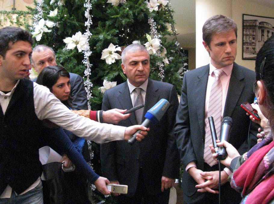 Archive photo, Carel Hofstra and Hunan Poghosyan, 2011