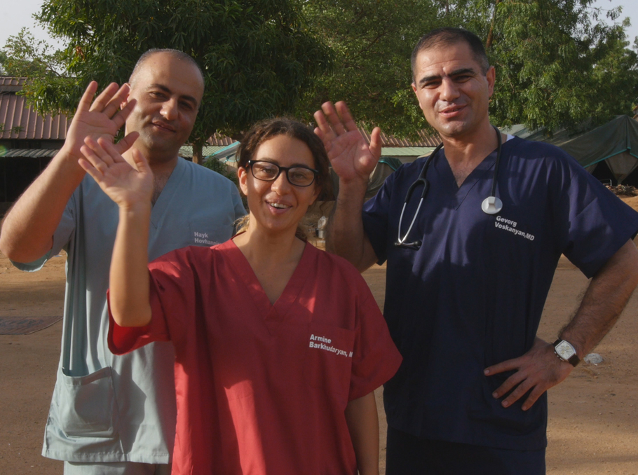 Armine Barkhudaryan, Gevorg Voskanyan and Hayk Hovhannisyan 