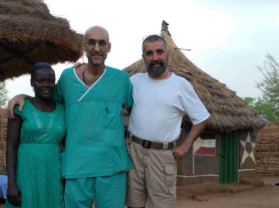 Tom Catena with his wife and Vardan Hovhannisyan